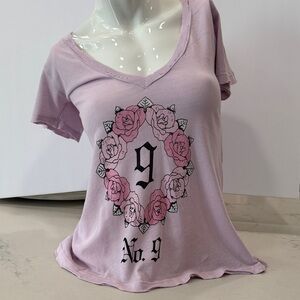 Wildfox Lavender Love Potion 9 Graphic V-Neck Tee